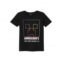 NAME IT Minecraft T-shirt Jinko Black