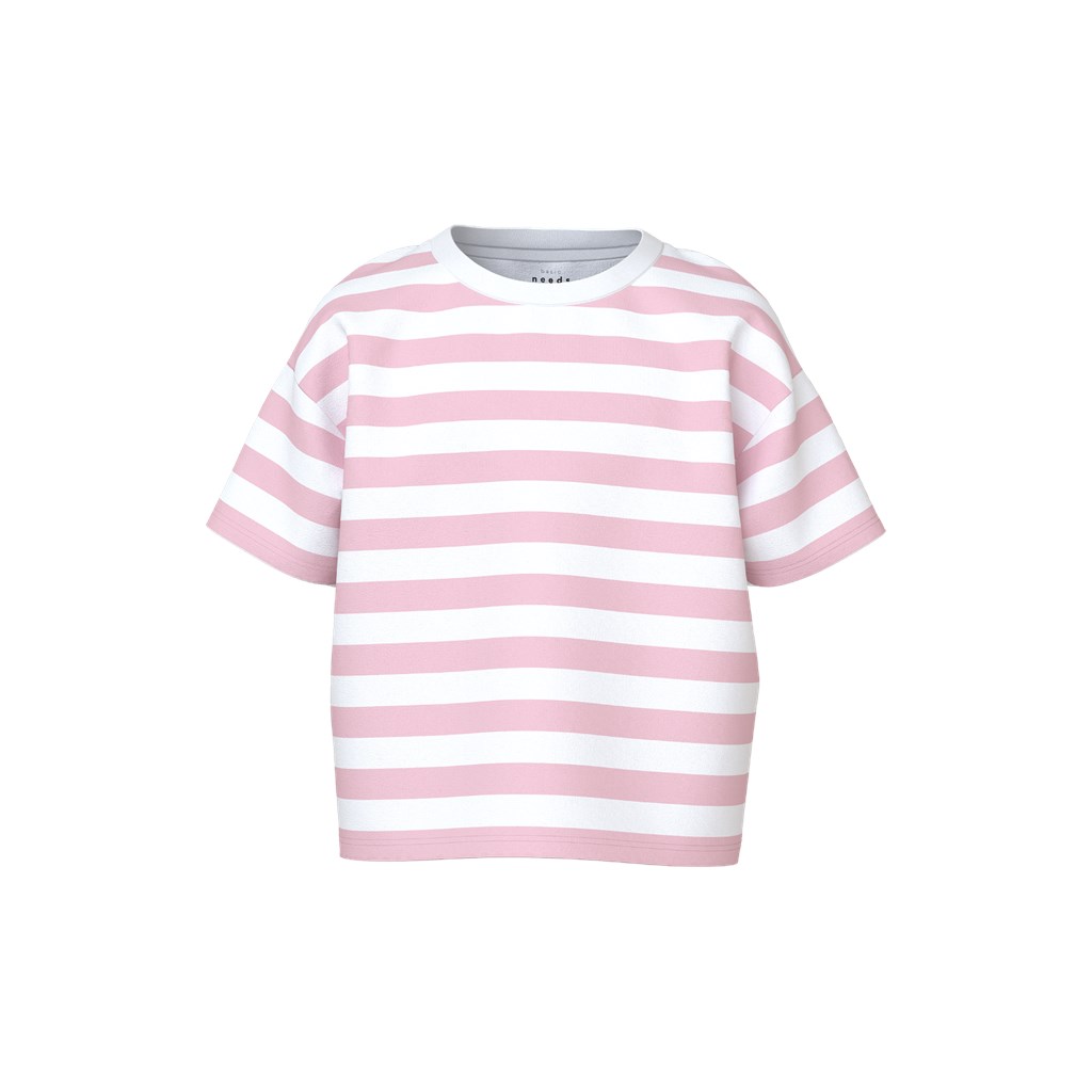 NAME IT Stribet T-shirt Vitanni Parfait Pink