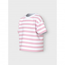 NAME IT Stribet T-shirt Vitanni Parfait Pink