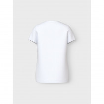 NAME IT T-shirt Votea Bright White Palms
