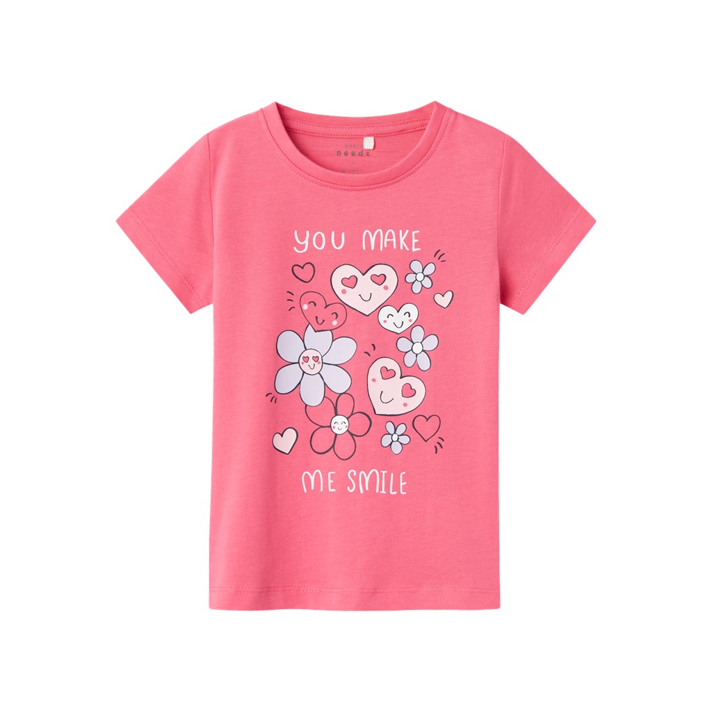 NAME IT T-shirt Veen Camellia Rose