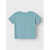 NAME IT Boxy T-Shirt Vilian Mineral Blue 