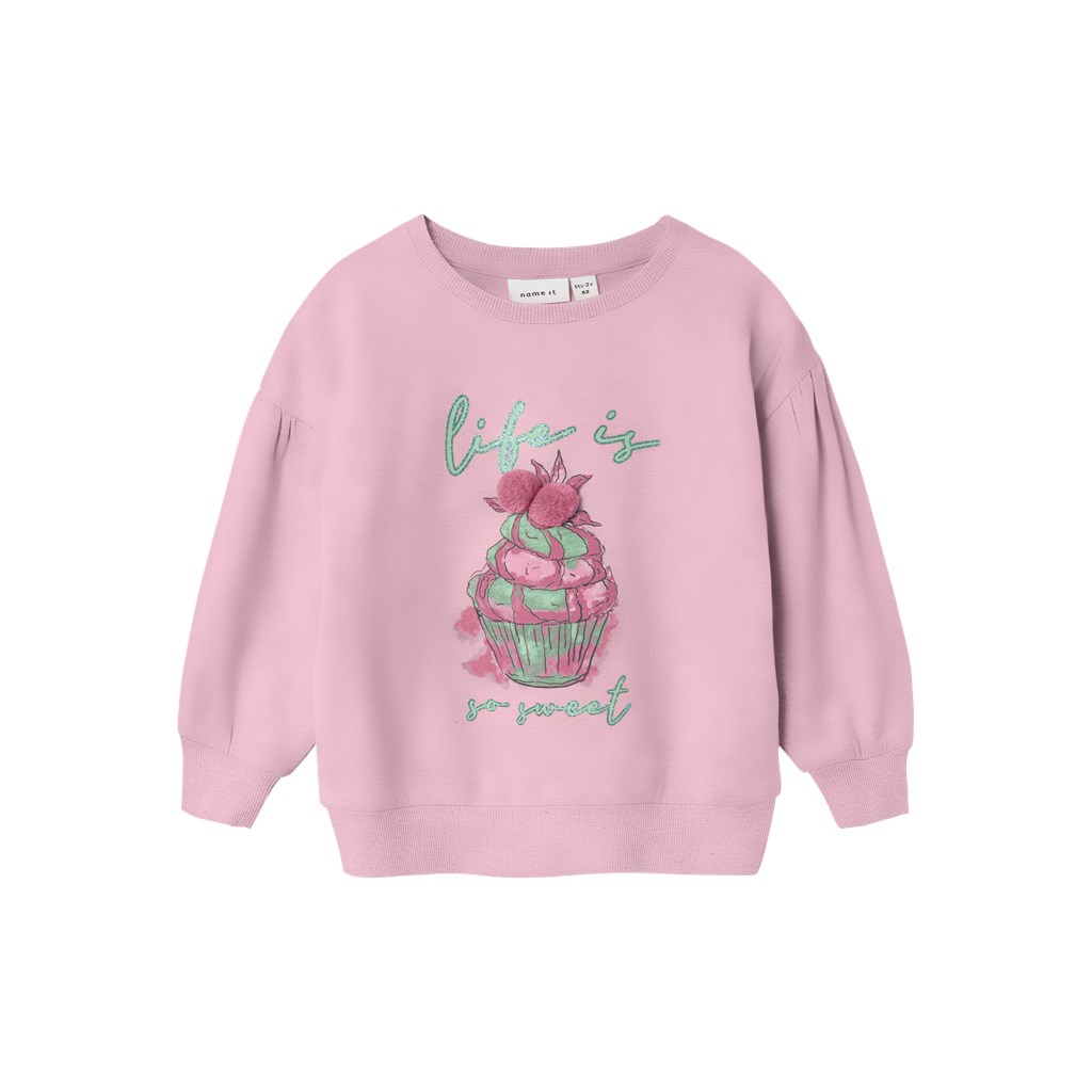 NAME IT Sweatshirt Dinah Parfait Pink