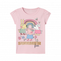 NAME IT Gurli Gris T-shirt Arbina Parfait Pink