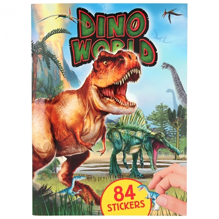 DINO WORLD Klistermærkebog