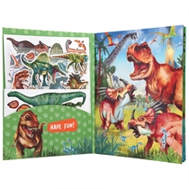 DINO WORLD Klistermærkebog