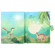 DINO WORLD Dagbog Med Kode Og Lyd