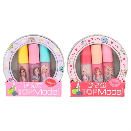 TOP MODEL Mini Lipgloss Sæt 3-Pak 