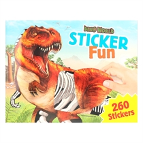 DINO WORLD Klistermærkebog 