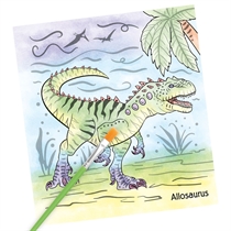 DINO WORLD Magisk Vandmalebog
