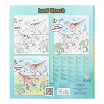 DINO WORLD Magisk Vandmalebog