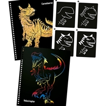 DINO WORLD Magic Scratch Bog