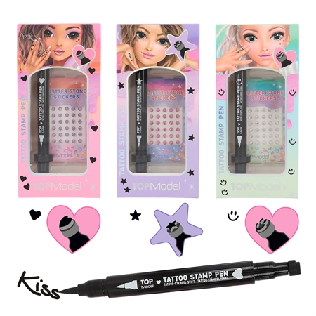 TOP MODEL Tatoverings Stempel billede