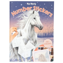MISS MELODY Nummer Klistermærkebog