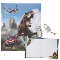 DINO WORLD Dagbog m/hængelås