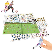 ACTION WORLD Football Game Stickerbog