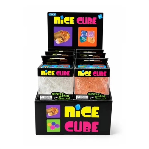 SQUISHY Glitter Cube