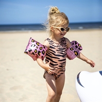 SWIM ESSENTIALS Badevinger Rose Gold Leopard 2-6 År
