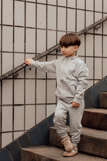 BIRKHOLM Sweatpants Meleret Grå