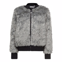 NAME IT Fake Fur Bomber Jakke