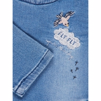 NAME IT Baby Denim Kjole Med Badges