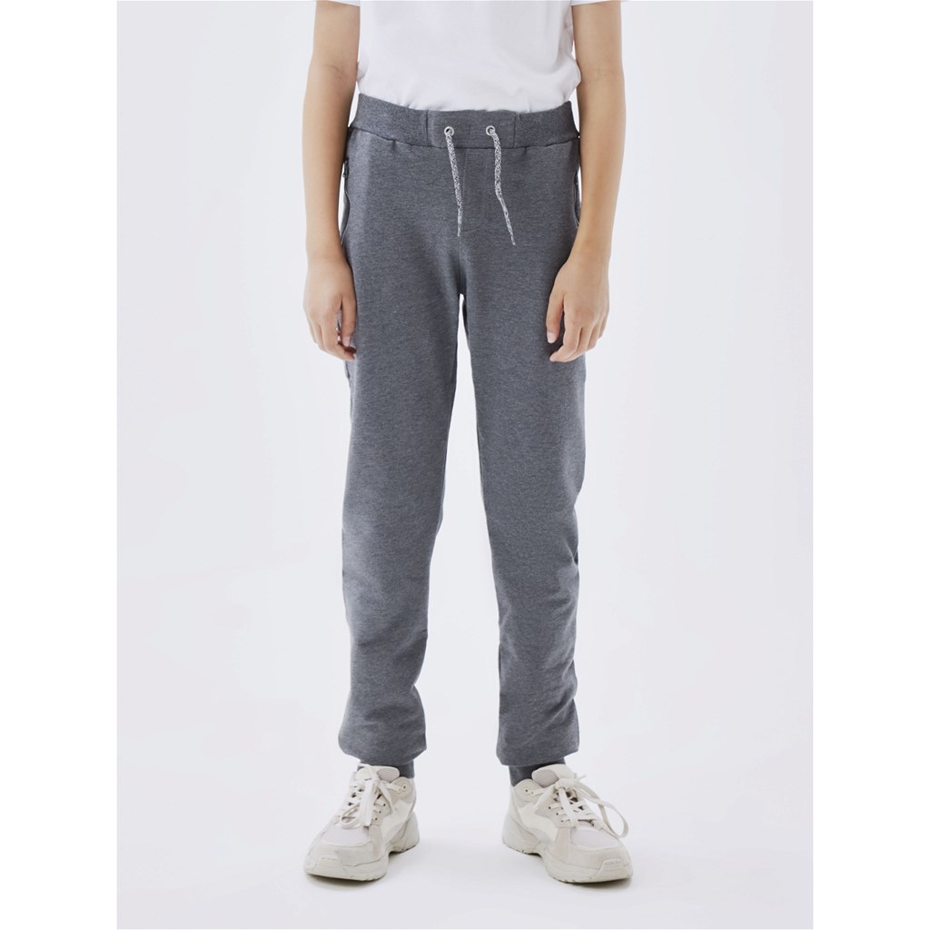 Name It Sweatpants - NkmHonk - Noos - Mørkegråmeleret