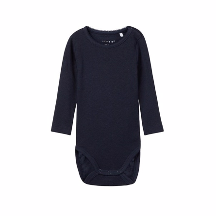 NAME IT Basis Body Hulmønster Navy