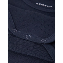 NAME IT Basis Body Hulmønster Navy