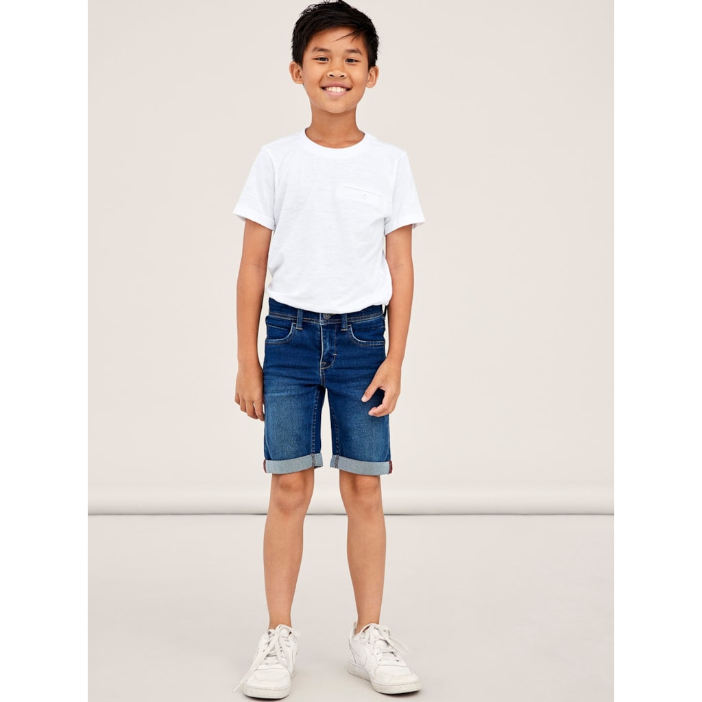 Name It NkmSofus Noos Shorts - Medium Blue Denim