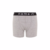 NAME IT 2-Pak Basis Boksershorts Grå