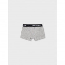 NAME IT 2-Pak Basis Boksershorts Grå