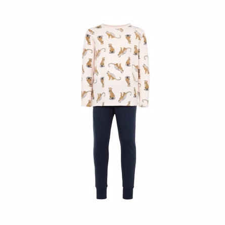 NAME IT Basis Nattøj Rosa Leopard