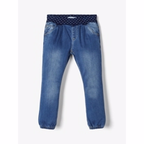 NAME IT Power Stretch Baggy Fit Jeans Bibi Blue