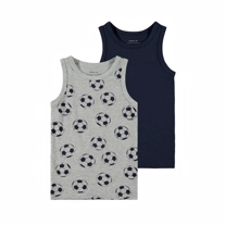 NAME IT 2-Pak Basis Tanktop Fodbold