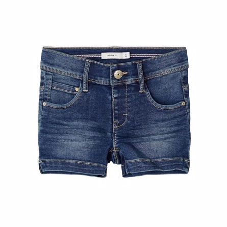 NAME IT Slim Fit Denim Shorts Salli Medium Blue