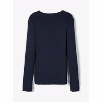 NAME IT Hulmønster Bluse Vitte Dark Navy