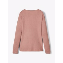 NAME IT Basis Bluse Hulmønster Rosa