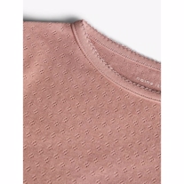 NAME IT Basis Bluse Hulmønster Rosa