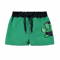 NAME IT Hulk Badeshorts Arrow Green