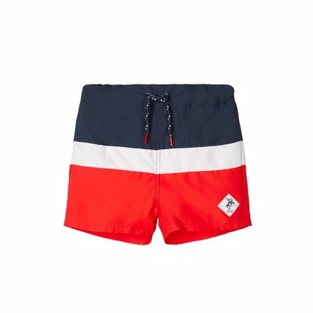 NAME IT Badeshorts Zalo High Risk Red