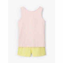 NAME IT Flæse Shorts & Top Sæt Jannah Limelight