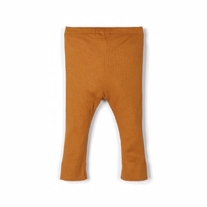 NAME IT Modal Rib Baby Leggings Bone Brown