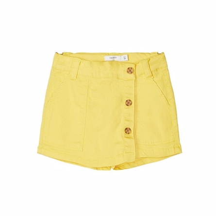 NAME IT Twillvævede Shorts Fadelle Yellow