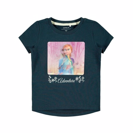 NAME IT 3D Frozen Tee Jazmin Dark Sapphire