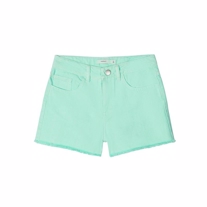 NAME IT Mom Fit Shorts Randi Green Ash