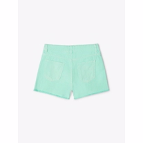 NAME IT Mom Fit Shorts Randi Green Ash