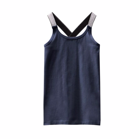 NAME IT Glimmer Strop Tanktop Vals Navy