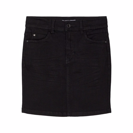 NAME IT High Waist Denim Nederdel Tasis Black