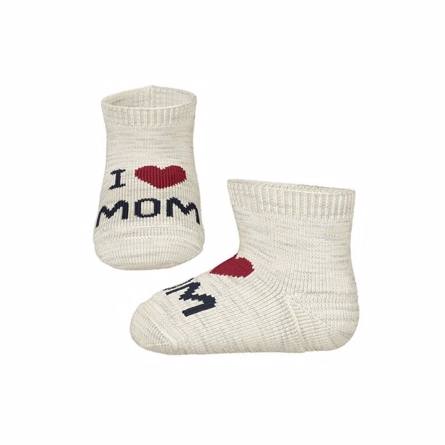 NAME IT 2-Pak Baby Strømper "I Love Mom"