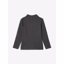 NAME IT Rullekrave Bluse Viggo Dark Grey Melange